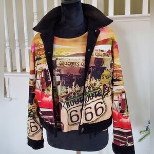 2 Pcs - Cool / Contemporary - Classic Route 66 Jacket & Top